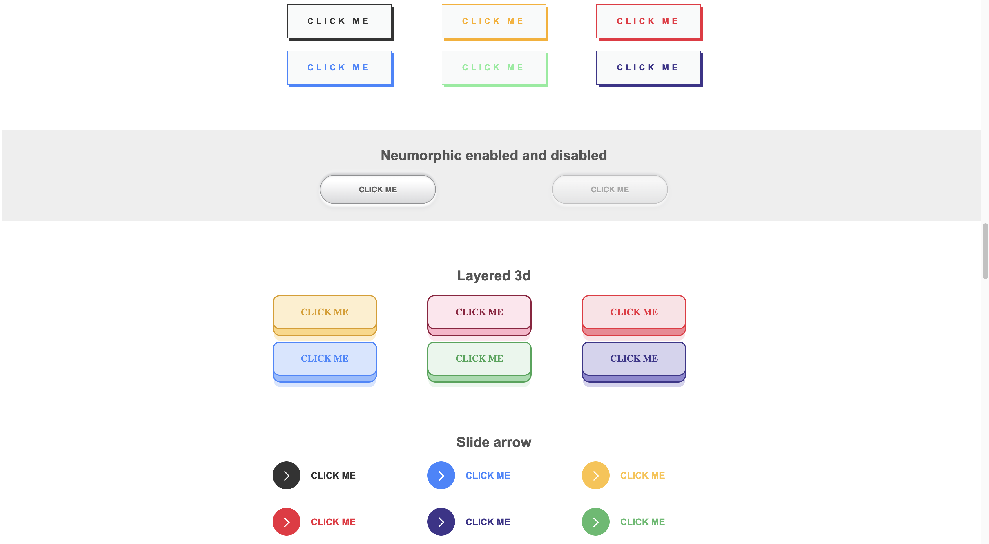 btns - CSS button components library